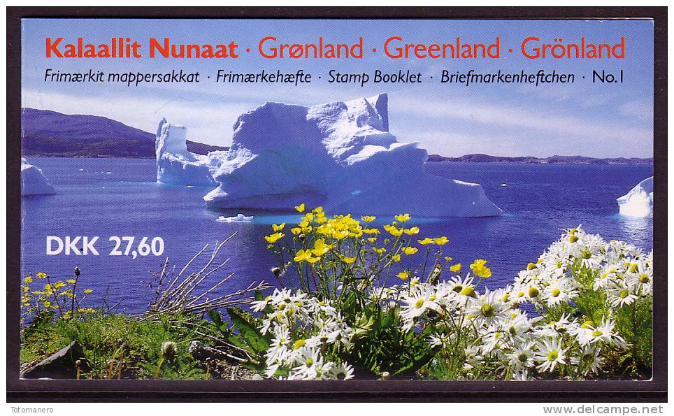 GREENLAND/Grönland 1989 Queen Margrethe II Stamp Booklet/MH** - Postzegelboekjes