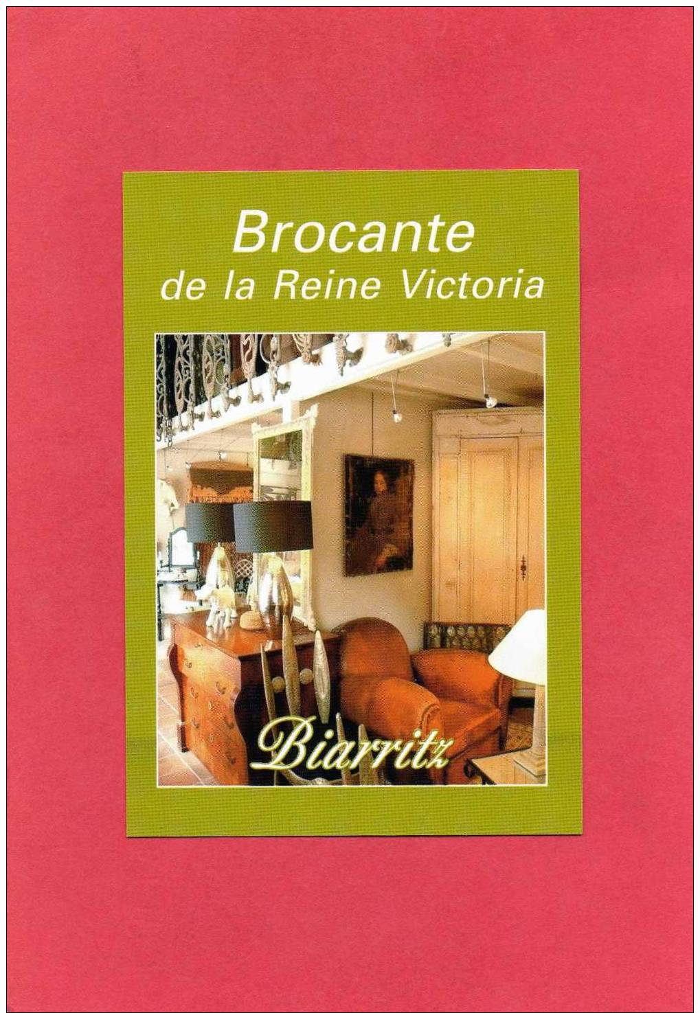 Carte Publicitaire - Brocante De La Reine Victoria à Biarritz - Advertising