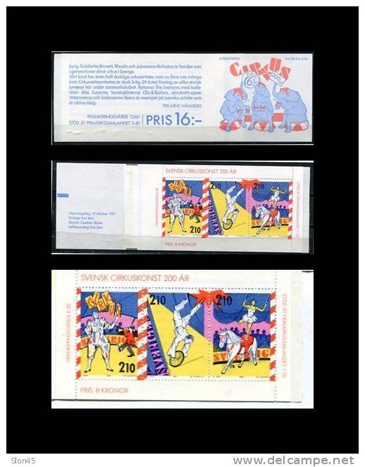 Sweden 1987 Mi Blatt 151 Booklet With 6 Stamps Unused - 1981-..