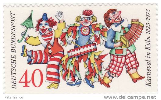 1972 Germania Fed. - 150° Carnevale Di Colonia - Carnaval