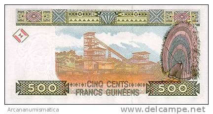 GUINEA  SET/JUEGO  100,500,1.000,5.000  FRANCOS  KM#35-38     SC/UNC/PLANCHA     DL-7575 - Guinée