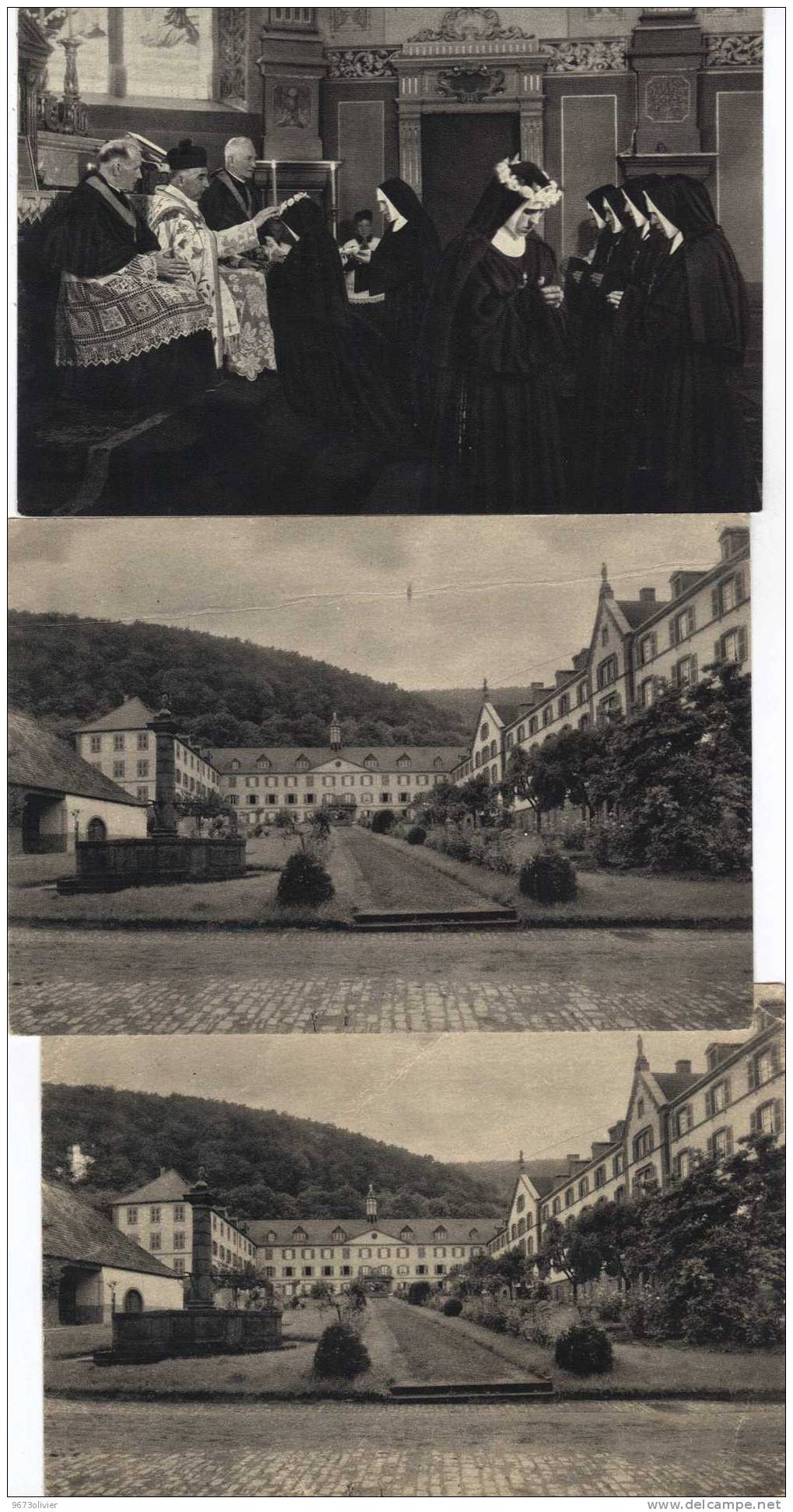 67-MAISON MERE DES SOEURS DU TRES ST-SAUVEURS-OBERBRONN-CEREMONIE DE PROFESSION..-8 CARTE POSTALE - Obernai