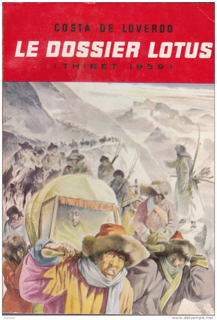 Ditis Action La Chouette 155 Le Dossier Lotus (Thibet 1959) Costa De Loverdo 1960 - Ditis - La Chouette