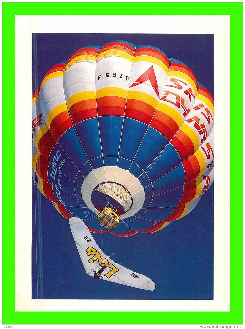 MONTGOLFIÈRE - AGEP LINE - SOARING - DIMENSION 14 X 19 Cm - - Luchtballon