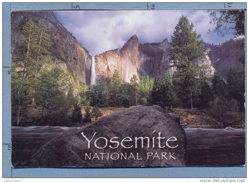 A887 YOSEMITE NATIONAL PARK BRIDALVEIL FALL CALIFORNIA VG - Yosemite