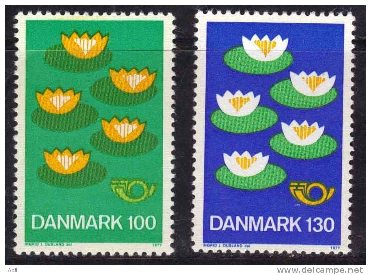 Danemark  1977 N°Y.T. : 636 Et 637** - Unused Stamps