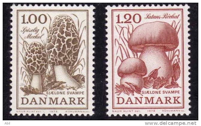 Danemark  1978 N°Y.T. : 674 Et 675** - Ungebraucht