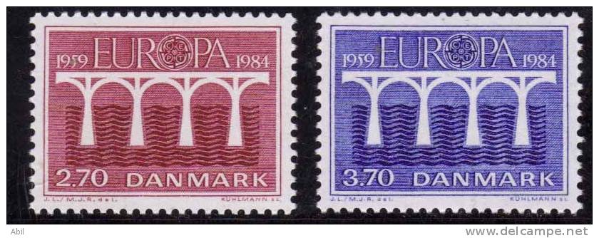 Danemark  1984 N°Y.T. : 809 Et 810** - Unused Stamps