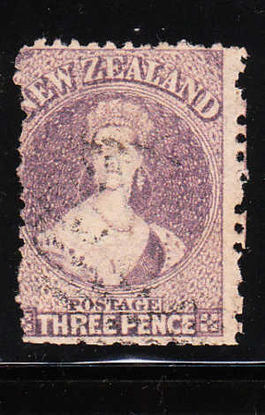 New Zealand Queen Victoria 3p Used - Used Stamps