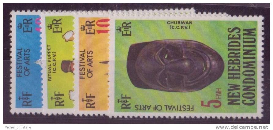 NOUVELLES-HEBRIDES N° 563/66** NEUF SANS CHARNIERE  FESTIVAL DES ARTS   LEGENDE ANGLAISE - Unused Stamps