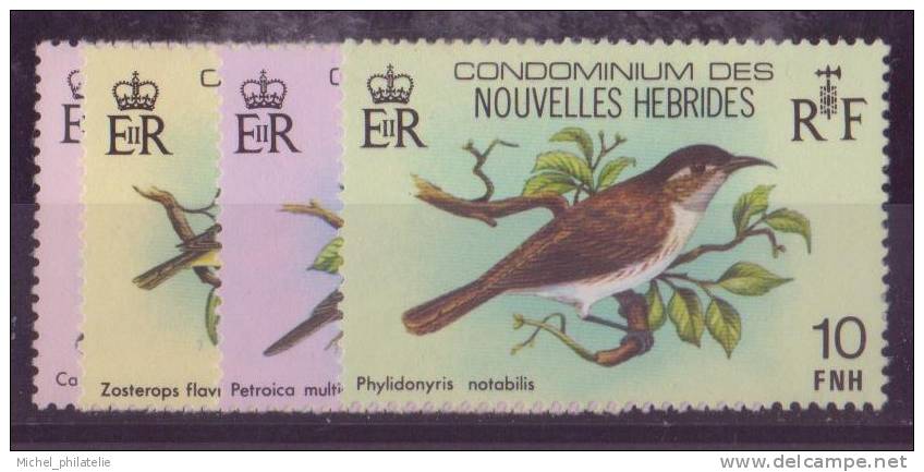 NOUVELLES-HEBRIDES N° 575/78** NEUF SANS CHARNIERE  OISEAUX - Neufs