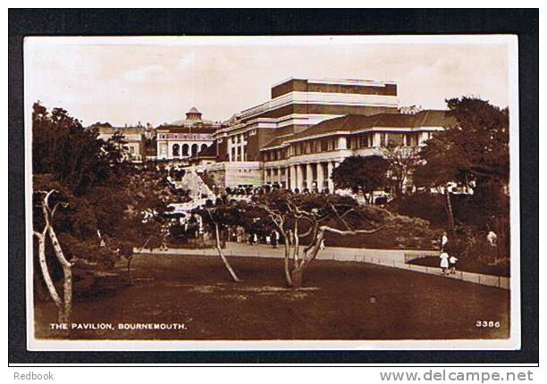 RB 543 - Real Photo Postcard Bournemouth Pavilion With Good Glasgow Empire Exhibition Slogan Postmark - Bournemouth (until 1972)