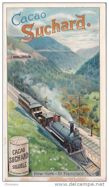 Chromo Suchard, Image 121/9, Locomotive, Train International, New York - St. Francisco - Suchard