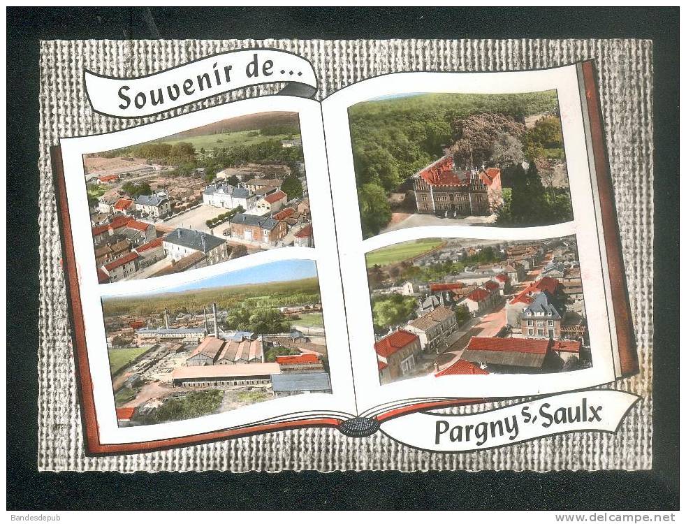 Souvenir De PARGNY SUR SAULX (51) - Multivues Type Album Photo ( Vue Aérienne Usine Briqueterie Grande Rue ... LAPIE - Pargny Sur Saulx
