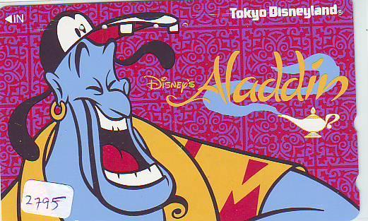 Télécarte DISNEY Japon (2795) Phonecard Japan * Telefonkarte Japan *  CINEMA * FILM *  ALADDIN - Disney