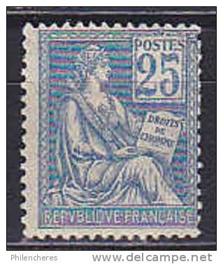 France Yvert N° 114 X - Cote 135 Euros - Prix De Départ 39 Euros - 1900-02 Mouchon