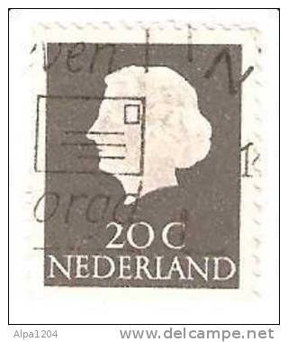 TIMBRE  PAYS BAS - 20 C NEDERLAND - OBLITERE - Other & Unclassified