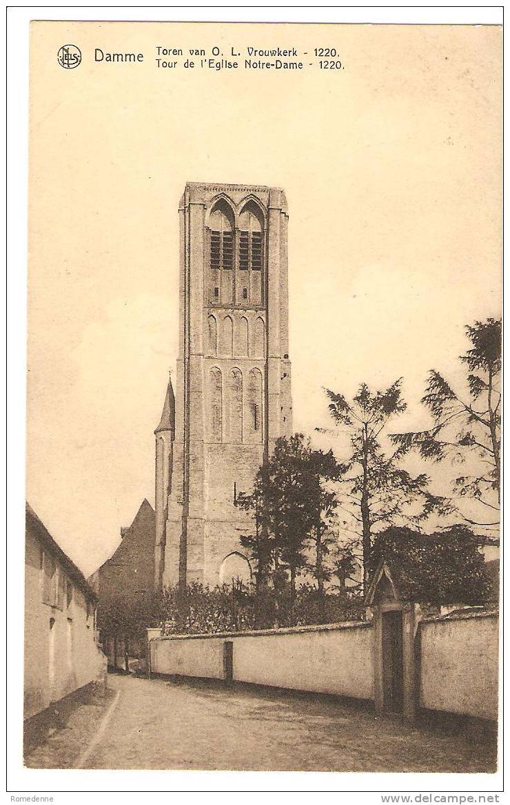 Ancienne Carte Postale De Damme . Ref : 385 - Damme