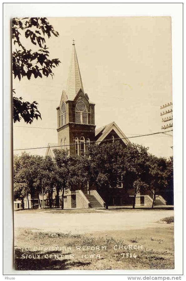 US-282  SIOUX CENTRE : 1st Christian Reform Church - Otros & Sin Clasificación