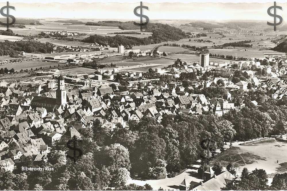 BIBERACH AN DER RISS  Panorama 1964 - Biberach