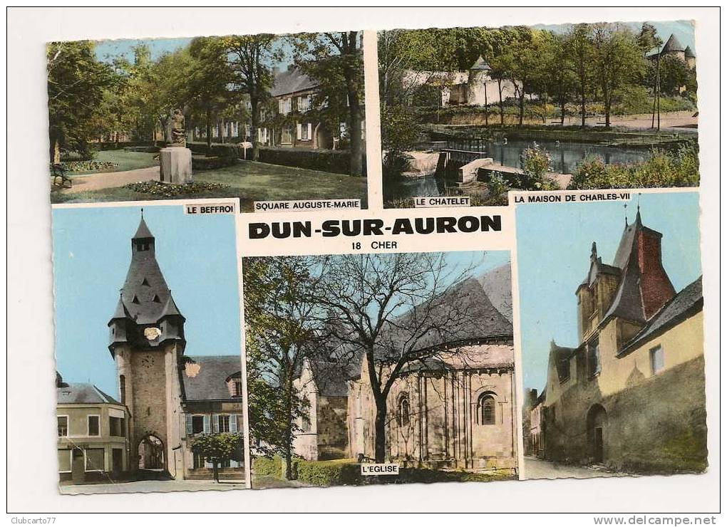 Dun-sur-Auron (18) : 5 Vues Du Bourg En 1972. - Dun-sur-Auron