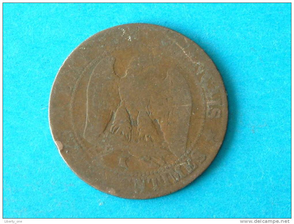 1854 K - 5 CENTIMES / KM 777.5 ( Details Zie Foto ) ! - Autres & Non Classés