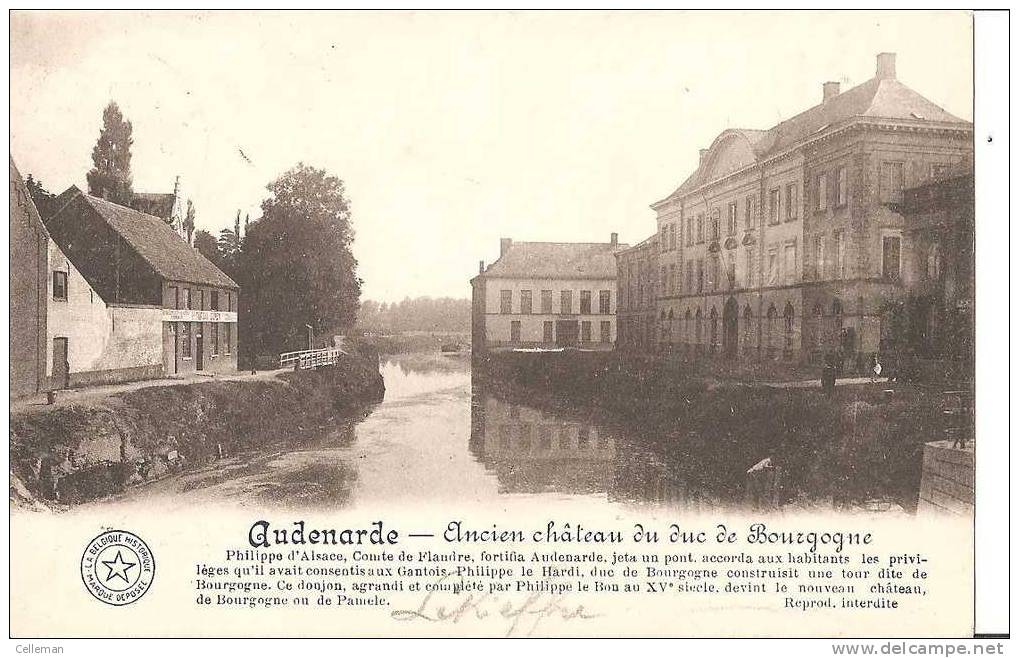 Audenarde Ancien Chateau Du Duc De Bourgogne 1912 (f723) - Oudenaarde