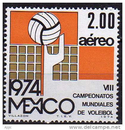 Championnat Du Monde De Volley Ball A Mexico  1974.  1 T-p Neuf ** - Volley-Ball