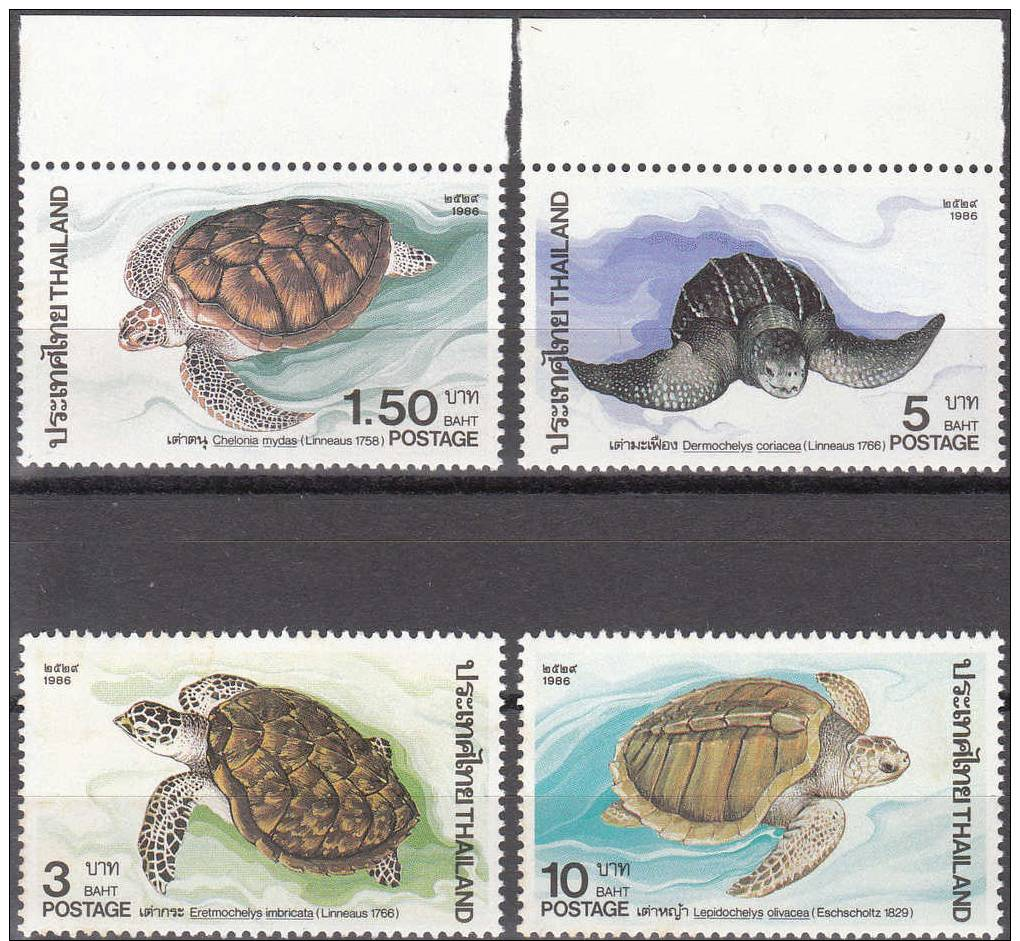 THAILAND 1155-8 "Schildkröten" MNH / ** / Postfrisch - Thailand