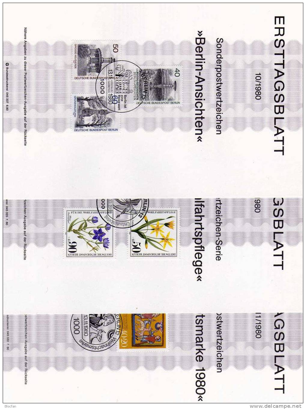 Jahrgang ETB 1981 Dichter Arnim - Weihnachten Berlin 637-658 SST 17€ Berliner Ersttagsblätter Documentation From Germany - Vrac (min 1000 Timbres)