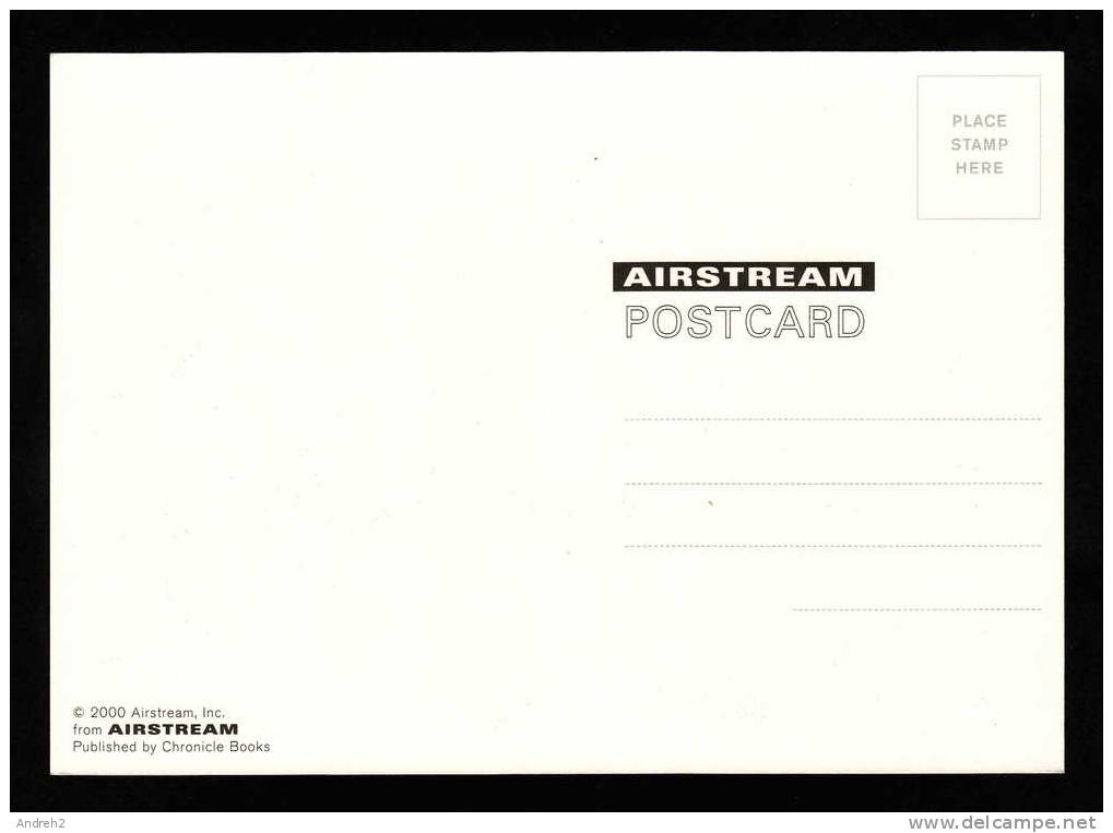 AIRSTREAM POSTCARD  - TRAVEL TRAILER DIAGRAM - Autres & Non Classés