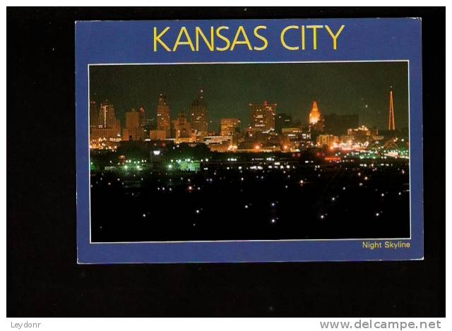 Night Skyline Kansas City, Missouri - Andere & Zonder Classificatie