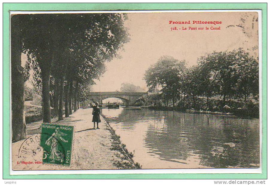 54 - FROUARD -- Pont Sur Le Canal - Frouard