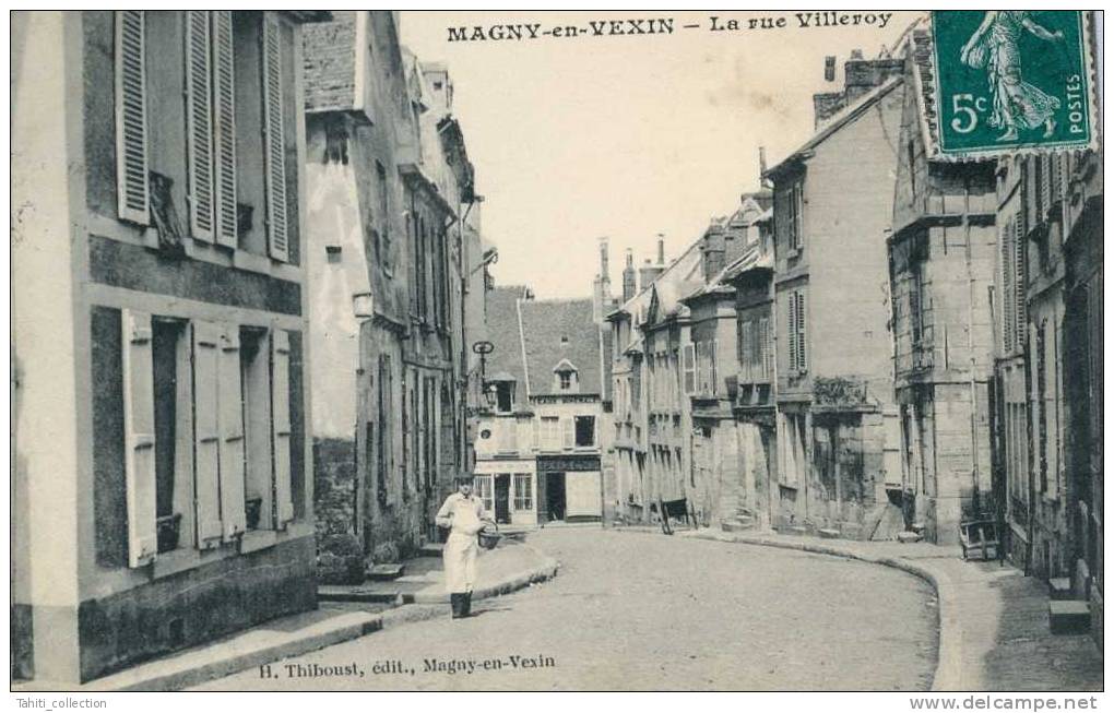 MAGNY-en-VEXIN - La Rue Villeroy - Magny En Vexin