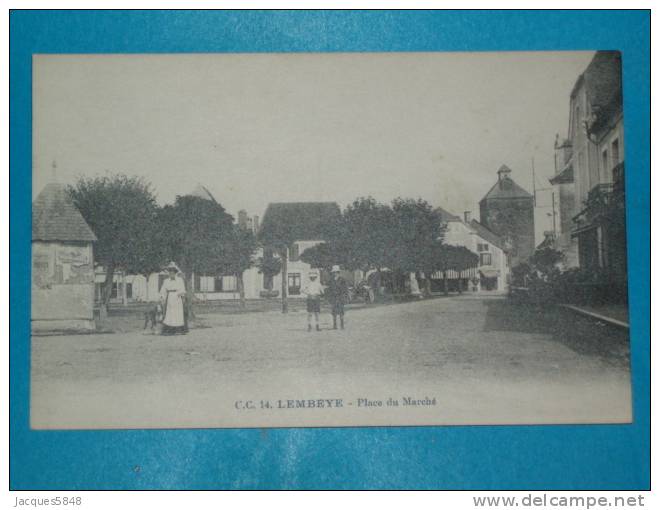 64) Lembeye - N° 14 - Place Du Marché ( Vue Partielle)place Du Marché - Année  - EDIT . Carrache - Lembeye