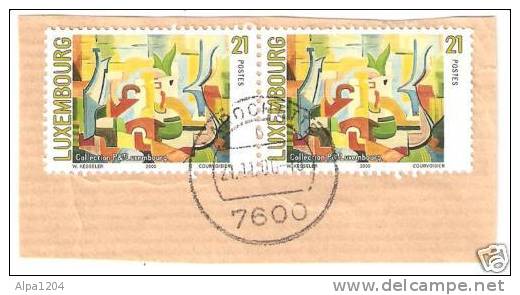 DEUX TIMBRES LUXEMBOURG ANNEE 2000 "COLLECTION P & T LUXEMBOURG " OBLITERES - Oblitérés
