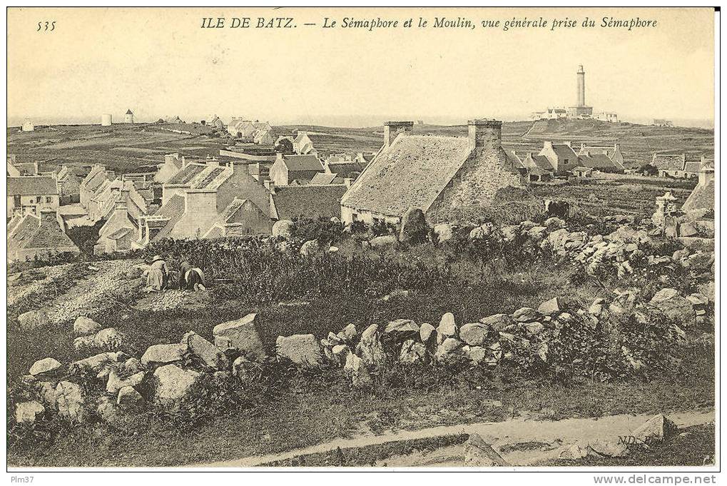 ILE DE BATZ - Le Sémaphore Et Le Moulin - Ile-de-Batz