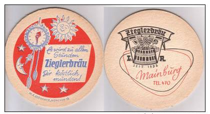 Ziegler Bräu , Mainburg / Hallertau - Bierdeckel