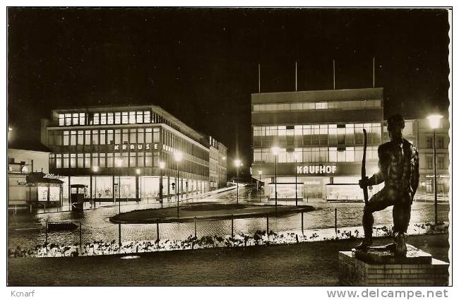 CP De LÜDENSCHEID Im Sauerland " Am Strabenstern Bei Nacht " Cachet B.P.S 10. - Luedenscheid