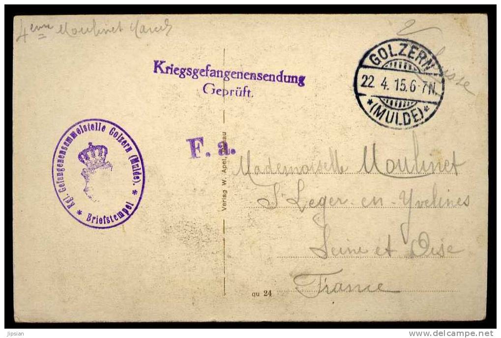 Cpa Cameroun  Kolonie Kamerun Mit Villa Carte De Prisonnier à Golzern Allemagne Voir Verso A37 - Cameroun