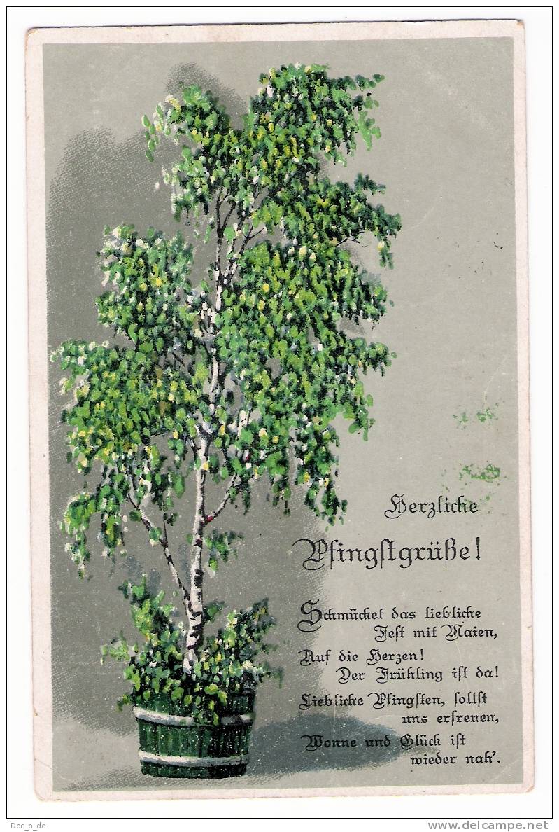 Germany - Herzliche Pfingstgrüße - Feldpost - 1913 - Pentecostés