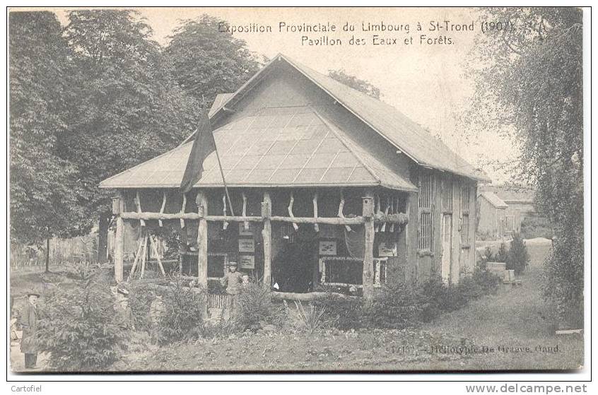 SINT-TRUIDEN- EXPOSITION PROVINCIALE DU LIMBOURG 1907-PAVILLON DES EAUX ET FORETS - Sint-Truiden