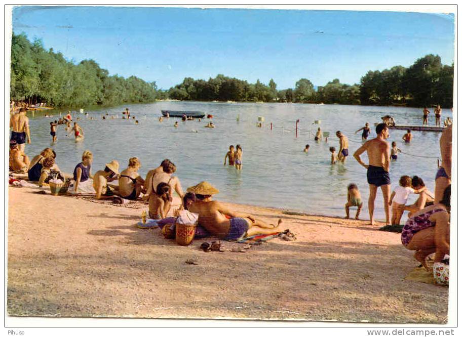 *1059*  DUN-sur-MEUSE : Lac Vert - Plage- Le Petit Bain - Dun Sur Meuse