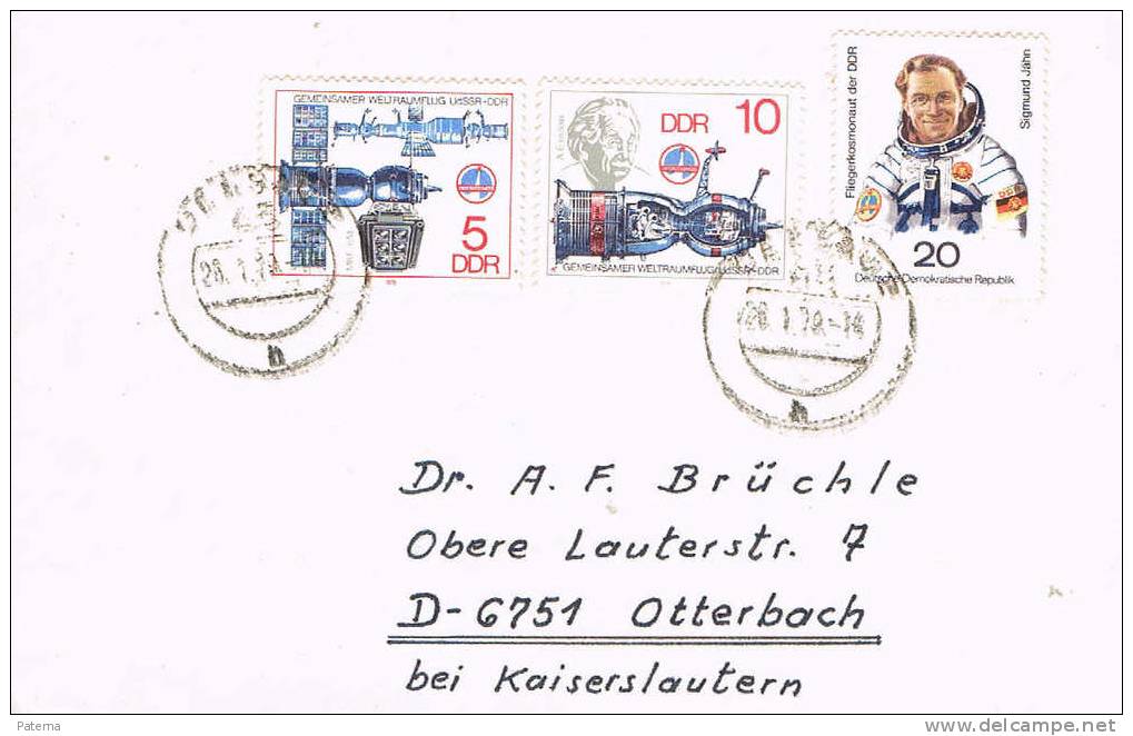 Carta , DESSAU,  1979 DDR , Stamp Space, ( Alemania) , Cover, Lettre, Letter - Covers & Documents