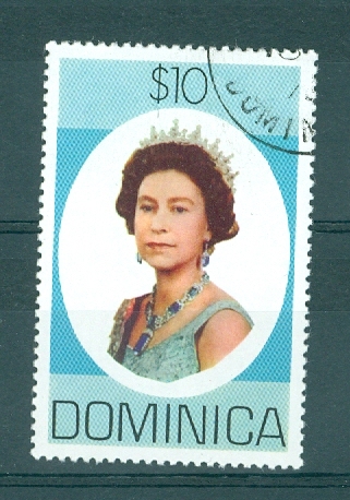 Dominica: 1975/78   QE II - Pictorial     SG507     $10     Used - Dominique (...-1978)
