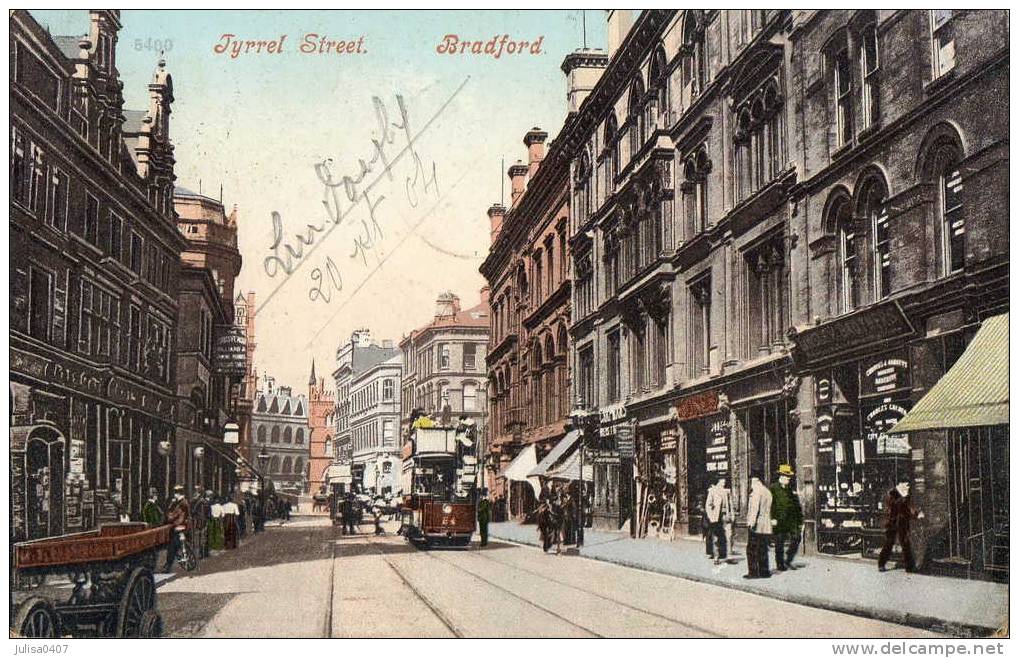 BRADFORD (Grande Bretagne) Tyrrel Street Tramway Animation - Bradford