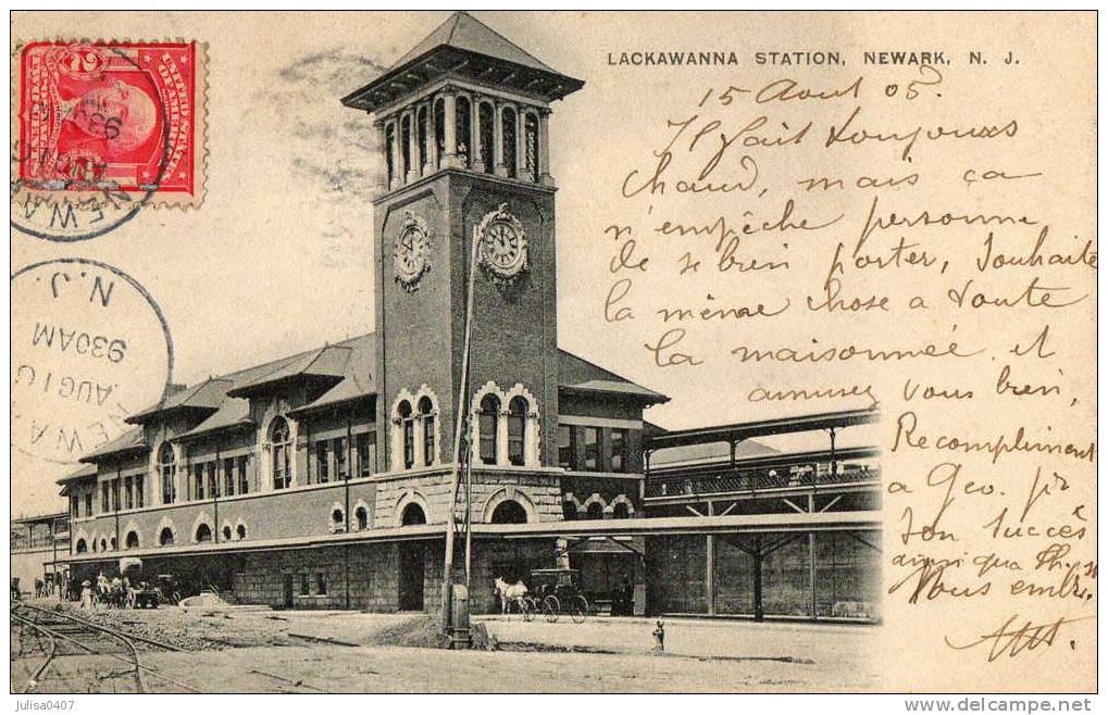 NEWARK Gare Chemin De Fer Lackawanna Station - Andere & Zonder Classificatie