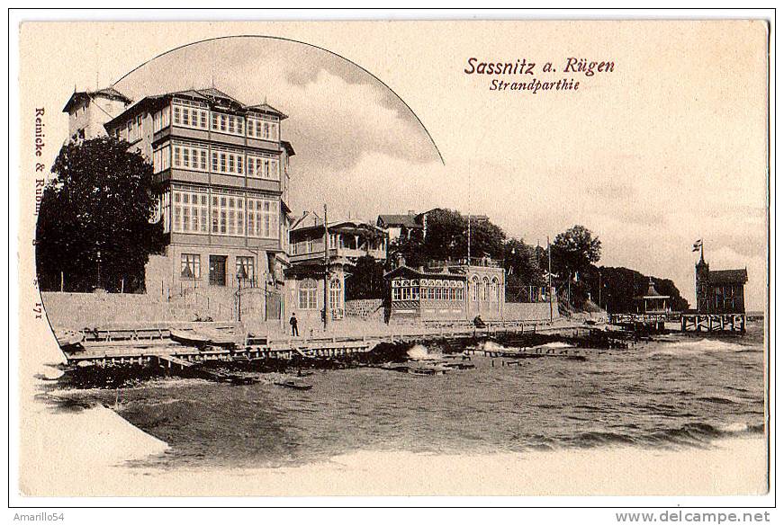 RAR Sassnitz A. Rügen Strandpartie Um 1900 - Rügen