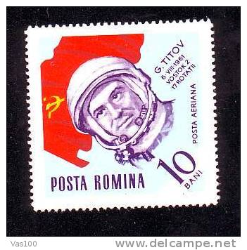 Romania  1963 Espace VOSTOK 2 , G. TITOV 1X ** MNH. - Europa