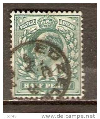 GB 1902-13  KEVII  1/2 (o) SG.215 - Used Stamps